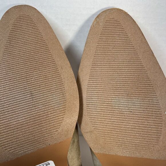 Comfort EST. 1946 Booties Slip On Mules Tan Beige Pointed Toe Cato Size 8 M - Picture 13 of 13